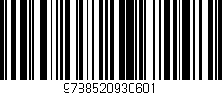 Código de barras (EAN, GTIN, SKU, ISBN): '9788520930601'