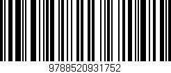 Código de barras (EAN, GTIN, SKU, ISBN): '9788520931752'
