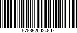 Código de barras (EAN, GTIN, SKU, ISBN): '9788520934807'