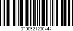 Código de barras (EAN, GTIN, SKU, ISBN): '9788521200444'