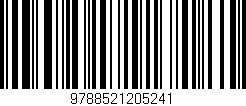 Código de barras (EAN, GTIN, SKU, ISBN): '9788521205241'