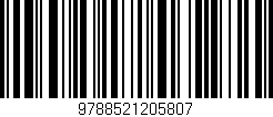 Código de barras (EAN, GTIN, SKU, ISBN): '9788521205807'