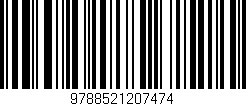 Código de barras (EAN, GTIN, SKU, ISBN): '9788521207474'