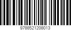 Código de barras (EAN, GTIN, SKU, ISBN): '9788521208013'