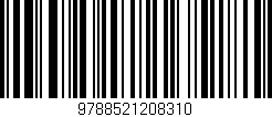 Código de barras (EAN, GTIN, SKU, ISBN): '9788521208310'
