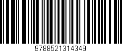 Código de barras (EAN, GTIN, SKU, ISBN): '9788521314349'