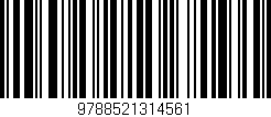 Código de barras (EAN, GTIN, SKU, ISBN): '9788521314561'