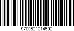 Código de barras (EAN, GTIN, SKU, ISBN): '9788521314592'