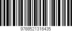 Código de barras (EAN, GTIN, SKU, ISBN): '9788521316435'