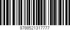 Código de barras (EAN, GTIN, SKU, ISBN): '9788521317777'