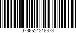 Código de barras (EAN, GTIN, SKU, ISBN): '9788521318378'