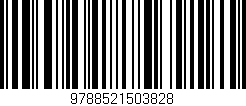 Código de barras (EAN, GTIN, SKU, ISBN): '9788521503828'