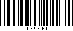 Código de barras (EAN, GTIN, SKU, ISBN): '9788521506898'