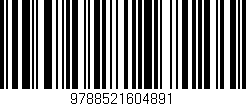 Código de barras (EAN, GTIN, SKU, ISBN): '9788521604891'