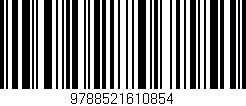 Código de barras (EAN, GTIN, SKU, ISBN): '9788521610854'
