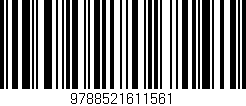 Código de barras (EAN, GTIN, SKU, ISBN): '9788521611561'