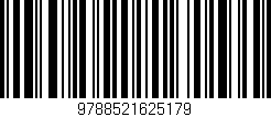 Código de barras (EAN, GTIN, SKU, ISBN): '9788521625179'