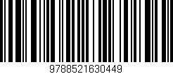 Código de barras (EAN, GTIN, SKU, ISBN): '9788521630449'