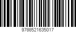 Código de barras (EAN, GTIN, SKU, ISBN): '9788521635017'