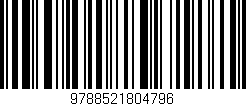 Código de barras (EAN, GTIN, SKU, ISBN): '9788521804796'