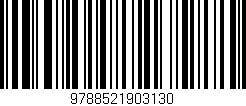 Código de barras (EAN, GTIN, SKU, ISBN): '9788521903130'