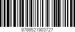 Código de barras (EAN, GTIN, SKU, ISBN): '9788521903727'