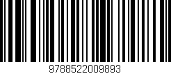 Código de barras (EAN, GTIN, SKU, ISBN): '9788522009893'