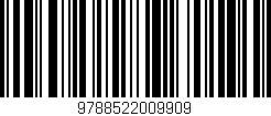 Código de barras (EAN, GTIN, SKU, ISBN): '9788522009909'
