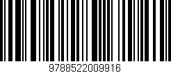Código de barras (EAN, GTIN, SKU, ISBN): '9788522009916'
