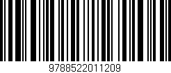 Código de barras (EAN, GTIN, SKU, ISBN): '9788522011209'