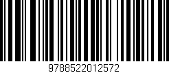 Código de barras (EAN, GTIN, SKU, ISBN): '9788522012572'