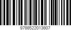 Código de barras (EAN, GTIN, SKU, ISBN): '9788522013807'