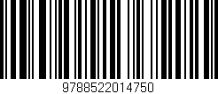 Código de barras (EAN, GTIN, SKU, ISBN): '9788522014750'