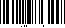 Código de barras (EAN, GTIN, SKU, ISBN): '9788522029501'