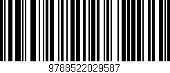Código de barras (EAN, GTIN, SKU, ISBN): '9788522029587'