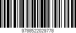 Código de barras (EAN, GTIN, SKU, ISBN): '9788522029778'
