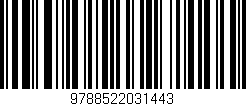 Código de barras (EAN, GTIN, SKU, ISBN): '9788522031443'