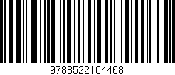 Código de barras (EAN, GTIN, SKU, ISBN): '9788522104468'