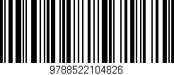 Código de barras (EAN, GTIN, SKU, ISBN): '9788522104826'