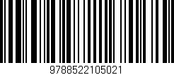 Código de barras (EAN, GTIN, SKU, ISBN): '9788522105021'