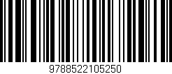 Código de barras (EAN, GTIN, SKU, ISBN): '9788522105250'