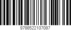Código de barras (EAN, GTIN, SKU, ISBN): '9788522107087'
