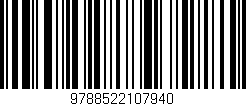 Código de barras (EAN, GTIN, SKU, ISBN): '9788522107940'