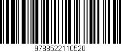 Código de barras (EAN, GTIN, SKU, ISBN): '9788522110520'