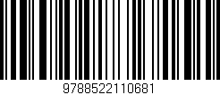 Código de barras (EAN, GTIN, SKU, ISBN): '9788522110681'