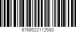 Código de barras (EAN, GTIN, SKU, ISBN): '9788522112593'