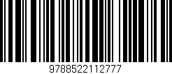 Código de barras (EAN, GTIN, SKU, ISBN): '9788522112777'