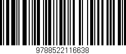 Código de barras (EAN, GTIN, SKU, ISBN): '9788522116638'