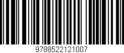 Código de barras (EAN, GTIN, SKU, ISBN): '9788522121007'