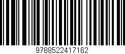 Código de barras (EAN, GTIN, SKU, ISBN): '9788522417162'